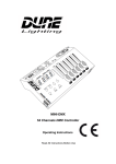 MINI-DMX 54 Channels DMX Controller