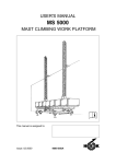 User`s Manual - Northeast Mast Climbers