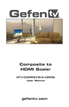Composite to HDMI Scaler