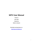MiTV User Manual