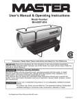 Service Manual - Master Heaters