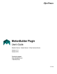 MotionBuilder Plugin User Guide