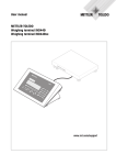 User manual METTLER TOLEDO Weighing terminal IND449