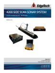 4200 Side Scan Sonar System User Hardware Manual