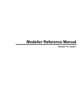 Modeller Reference Manual