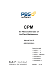 PBS archive add on CPM - Manual Part B