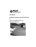 Interface Card OPC-G11S-LON User Manual