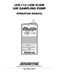 LFS-113 User Manual F-PRO-1725rF