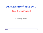 Tool Room Control