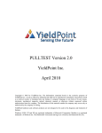PULLTEST Version 2.0 YieldPoint Inc. April 2010