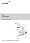 User Manual CxL - Labo America, Inc.