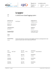 logger - a client/server based logging system