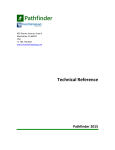 Pathfinder Technical Reference Manual