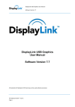 DisplayLink USB Graphics User Manual Software Version 7.7