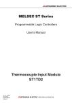 MELSEC-ST Thermocouple Input Module User`s Manual