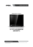 15” TFT-LCD MONITOR (SECURITY)