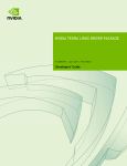 NVIDIA Tegra Linux Driver Package Developers` Guide