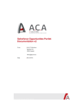 Salesforce Opportunities Portlet Documentation v2 - ACA IT