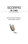 SR-c400 Installation & User Manual