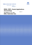 BSNL CDR1, Oracle Applications (Accounting)