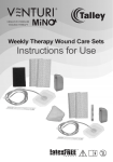 MiNO Weekly Therapy Wound Care Set user