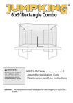 view/download manual - Jumpking Trampolines