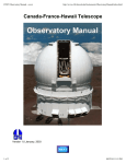 CFHT operating manual