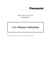 KX-TD1232AL User Manual Addendum