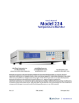 Model 224 - Lake Shore Cryotronics, Inc.