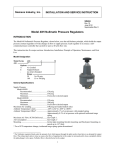 Model 40H Nullmatic Pressure Regulators