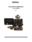 Accu-Drive Applicator User Manual