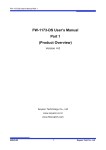 FW-1173-DS User`s Manual Part 1 (Product Overview)