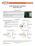 USER MANUAL OZONE SENSOR DIGITAL