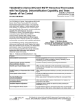 TEC26x6(H)-2 Series BACnet MS/TP Networked Thermostats with