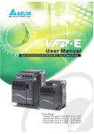 Delta - VFD-E - user manual - Galco Industrial Electronics