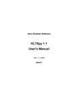 HL7Spy 1.1 User`s Manual