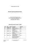 Instructions for Use HVLab Thermal Aesthesiometer