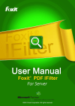 Foxit PDF IFilter 2.0 User Manual