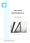 User`s manual KNX MultiLight (ML-K)