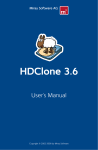 HDClone 3.6 Manual