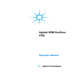 Agilent 4200 FlexScan FTIR Operation Manual