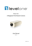 FCS-1131 2-Megapixel PoE Network Camera User Manual