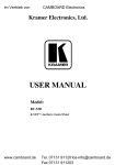 USER MANUAL - Camboard Electronics