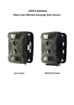 USER`S MANUAL Most Cost-effective Scouting Trail Camera