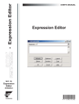 - Expression Editor - Expression Editor