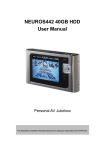 NEUROS442 40GB HDD User Manual