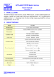 STD-403 STEP Motor driver User manual