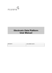 Electronic Data Platform User Manual