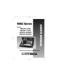 USER`S MANUAL MAC Series