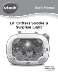 Lil` Critters Soothe & Surprise Light Manual